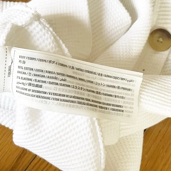 Holister long sleeve top white XS - Picture 8 of 8